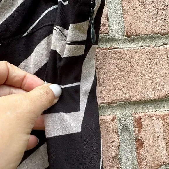 NWT Ann Taylor Striped Black and White Women's Skirt - Picture 2 of 7